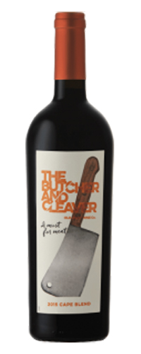 old road wine butcher and cleaver
